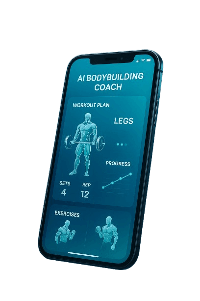 نمایی از اپلیکیشن مربی هوشمند بدنسازی با اپلیکیشن قبلیت تولید برنامه تمرینی بر اساس فیزیولوژی و اهداف ورزشی